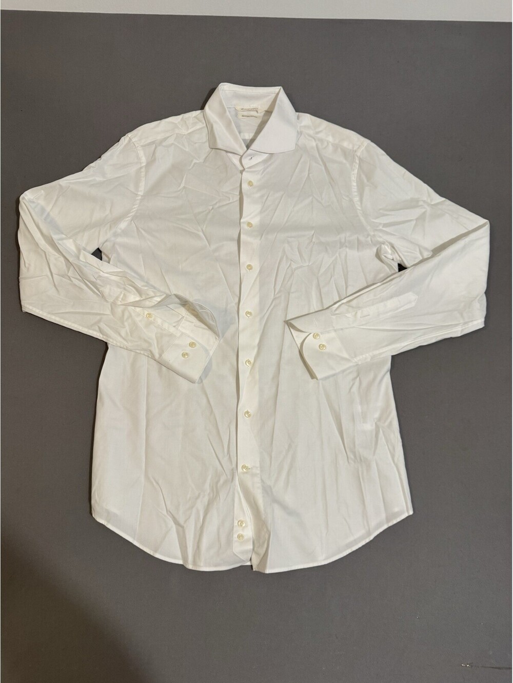 Suitsupply Traveller Shirt Men's 42/16.5 WhiteDress Button Up Extra Slim Fit